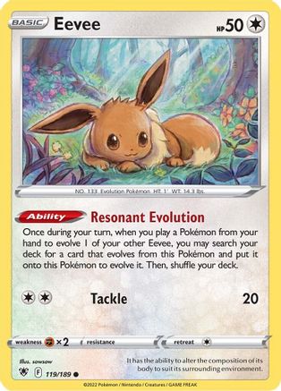 SWSH10 Astral Radiance 119/189 Eevee - Common