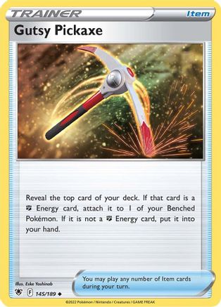 SWSH10 Astral Radiance 145/189 Gutsy Pickaxe - Uncommon