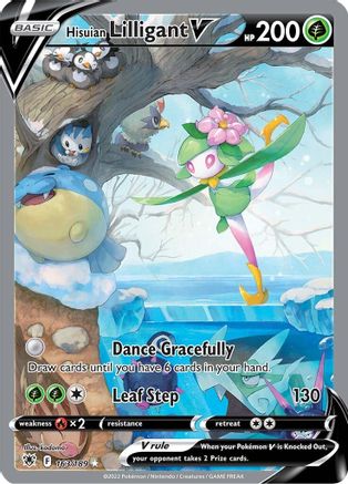 SWSH10 Astral Radiance 163/189 Hisuian Lilligant V (Alternate Full Art) - Holofoil - Ultra Rare