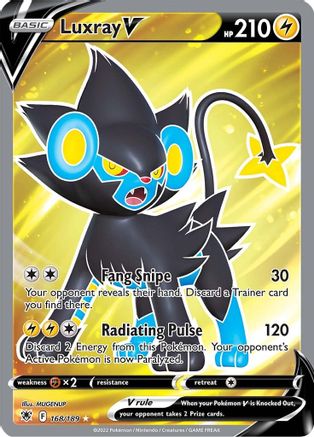 SWSH10 Astral Radiance 168/189 Luxray V (Full Art) - Holofoil - Ultra Rare