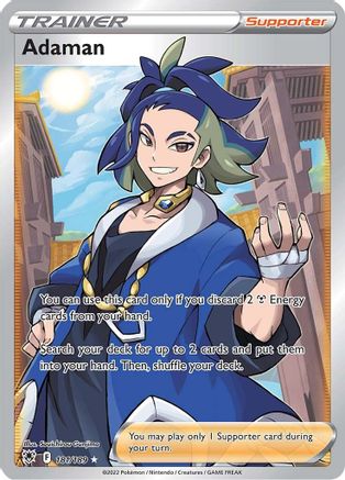 SWSH10 Astral Radiance 181/189 Adaman (Full Art) - Holofoil - Ultra Rare