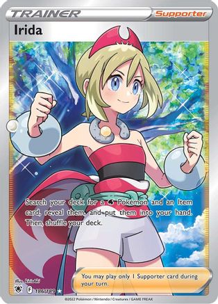 SWSH10 Astral Radiance 186/189 Irida (Full Art) - Holofoil - Ultra Rare