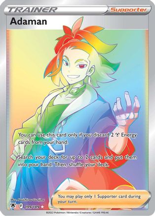 SWSH10 Astral Radiance 199/189 Adaman (Secret) - Holofoil - Secret Rare