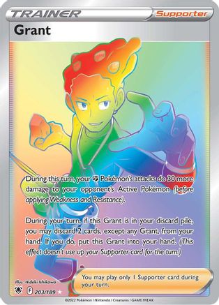 SWSH10 Astral Radiance 203/189 Grant (Secret) - Holofoil - Secret Rare
