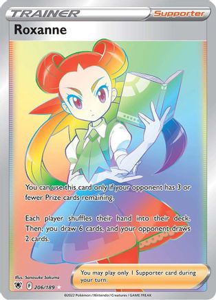 SWSH10 Astral Radiance 206/189 Roxanne (Secret) - Holofoil - Secret Rare