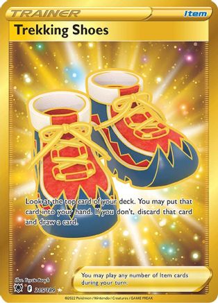 SWSH10 Astral Radiance 215/189 Trekking Shoes (Secret) - Holofoil - Secret Rare
