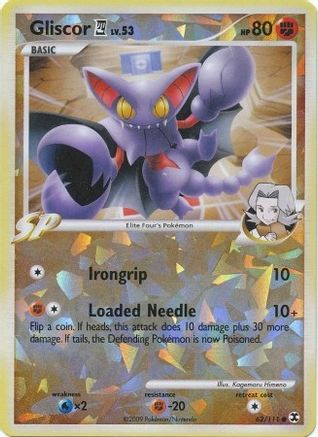 Miscellaneous Cards & Products 062/111 Gliscor E4 - Reverse Holofoil - Promo