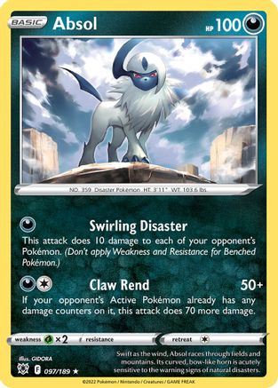 Deck Exclusives 097/189 Absol - Rare