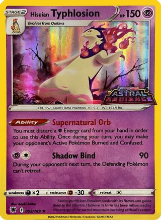 Miscellaneous Cards & Products 052/189 Hisuian Typhlosion - Holofoil - Promo