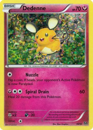 McDonalds Promos 2016 /12 Dedenne - 10/12 - Holofoil - Promo