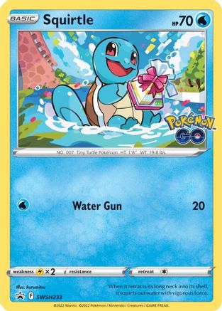 SWSH Sword & Shield Promo Cards SWSH233 Squirtle - Holofoil - Promo
