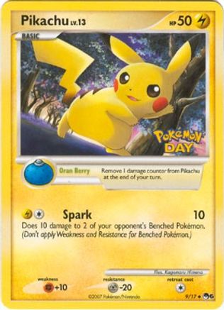 POP Series 6 Pikachu (Pokemon Day Stamped) - Common