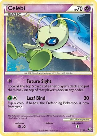 Triumphant /102 Celebi - 3/102 (Non-Holo Movie Exclusive) - Promo
