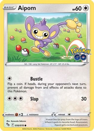 Pokemon GO 056/078 Aipom - Common