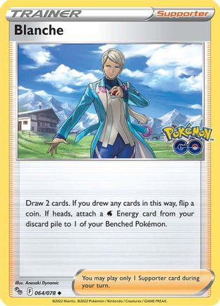 Pokemon GO 064/078 Blanche - Reverse Holofoil - Uncommon