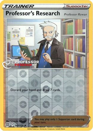 Professor Program Promos /172 Professor's Research - 147/172 (2021) - Reverse Holofoil - Promo