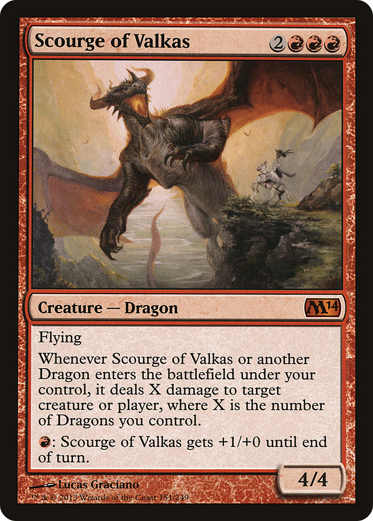 Magic 2014 - (M14-151) - Scourge of Valkas
