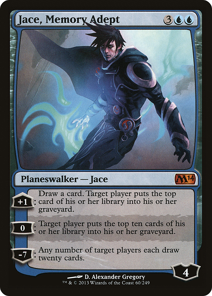 Magic 2014 - (M14-060) - Jace, Memory Adept