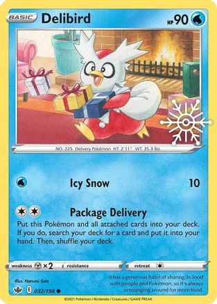 Miscellaneous Cards & Products 032/198 Delibird - Holofoil - Promo