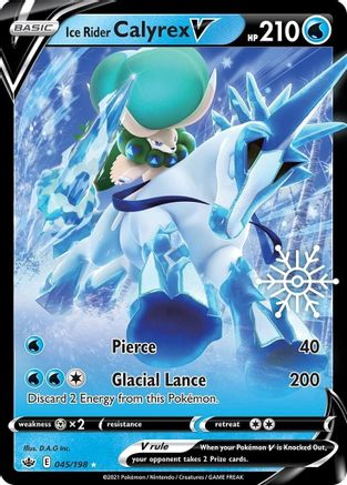 Miscellaneous Cards & Products 045/198 Ice Rider Calyrex V - Holofoil - Promo