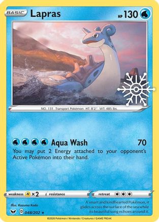 Miscellaneous Cards & Products 048/202 Lapras - Holofoil - Promo