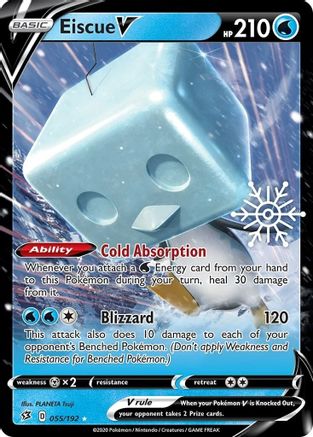 Miscellaneous Cards & Products 055/192 Eiscue V - Holofoil - Promo
