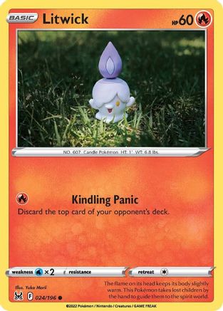 SWSH11 Lost Origin 024/196 Litwick - Common