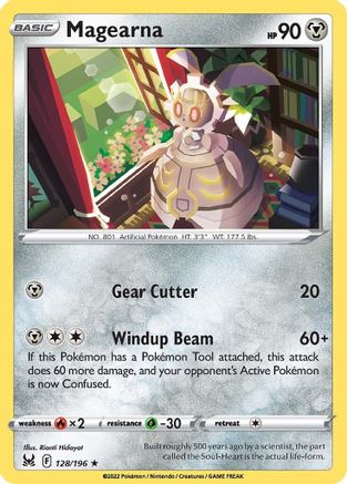 SWSH11 Lost Origin 128/196 Magearna - Reverse Holofoil - Rare