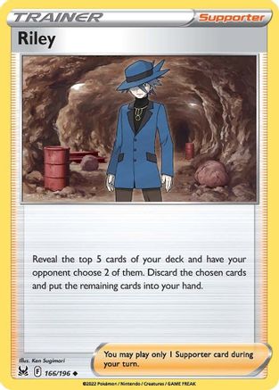 SWSH11 Lost Origin 166/196 Riley - Uncommon
