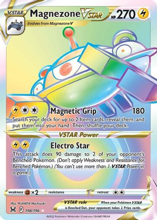 SWSH11 Lost Origin 198/196 Magnezone VSTAR (Secret) - Holofoil - Secret Rare