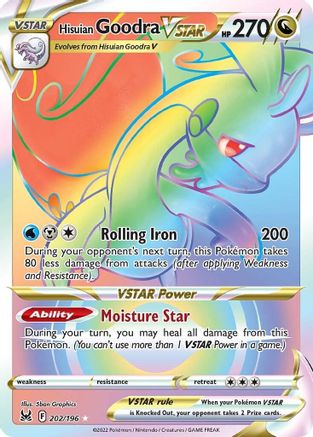 SWSH11 Lost Origin 202/196 Hisuian Goodra VSTAR (Secret) - Holofoil - Secret Rare