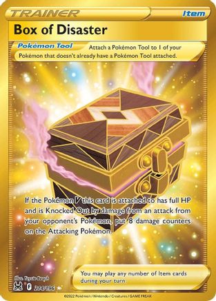 SWSH11 Lost Origin 214/196 Box of Disaster (Secret) - Holofoil - Secret Rare