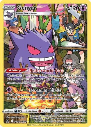 SWSH11 Lost Origin Trainer Gallery TG06/TG30 Gengar - Holofoil - Ultra Rare