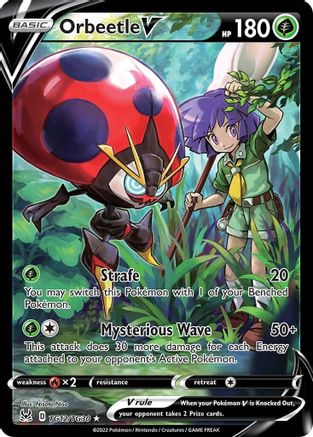 SWSH11 Lost Origin Trainer Gallery TG12/TG30 Orbeetle V - Holofoil - Ultra Rare