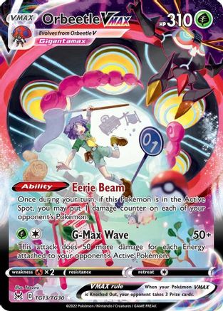 SWSH11 Lost Origin Trainer Gallery TG13/TG30 Orbeetle VMAX - Holofoil - Ultra Rare