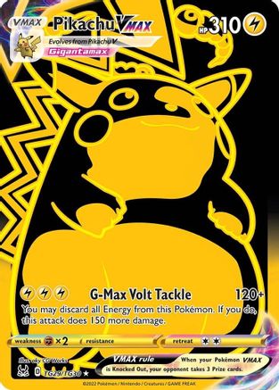 SWSH11 Lost Origin Trainer Gallery TG29/TG30 Pikachu VMAX (Secret) - Holofoil - Ultra Rare
