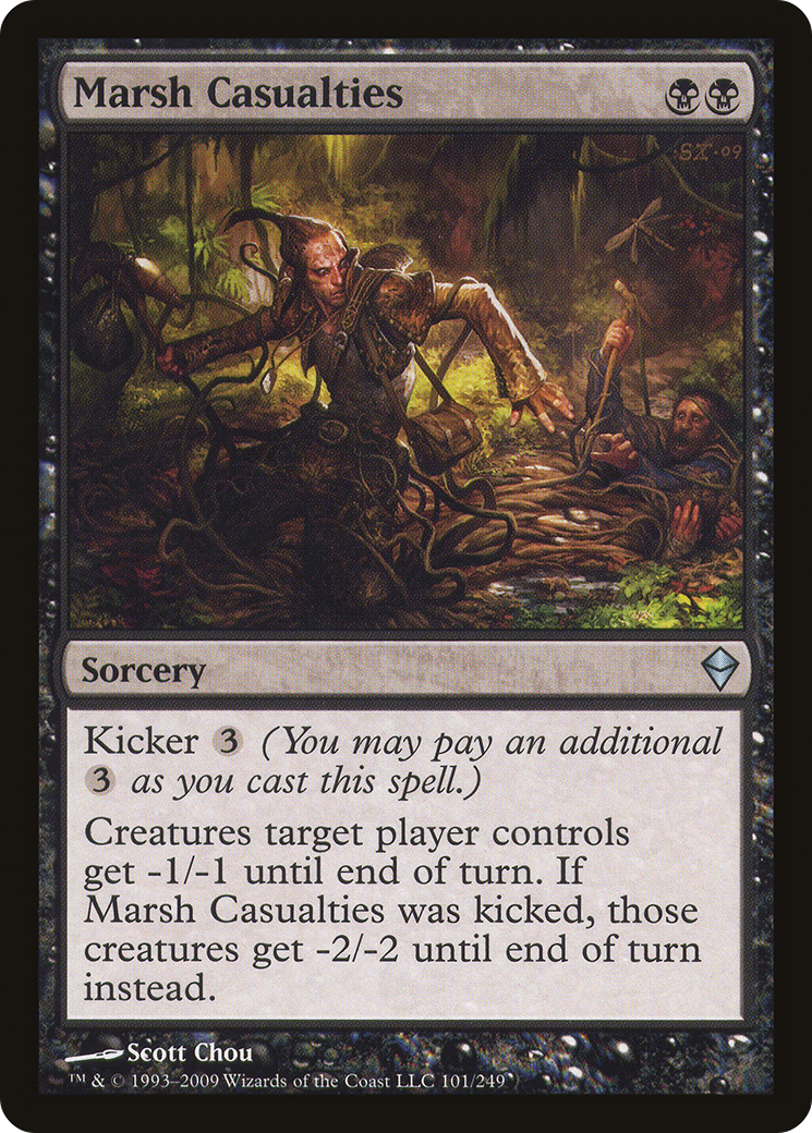 Zendikar - (ZEN-101) - Marsh Casualties Foil