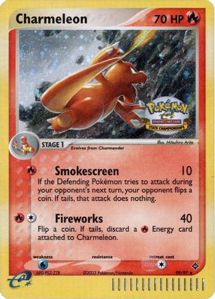 League & Championship Cards /97 Charmeleon - 99/97 (State Championship) - Holofoil - Promo