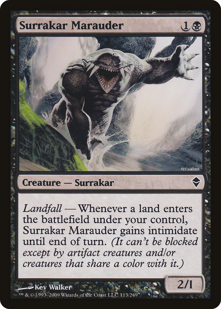Zendikar - (ZEN-113) - Surrakar Marauder Foil