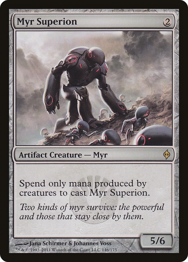 New Phyrexia - (NPH-146) - Myr Superion Foil