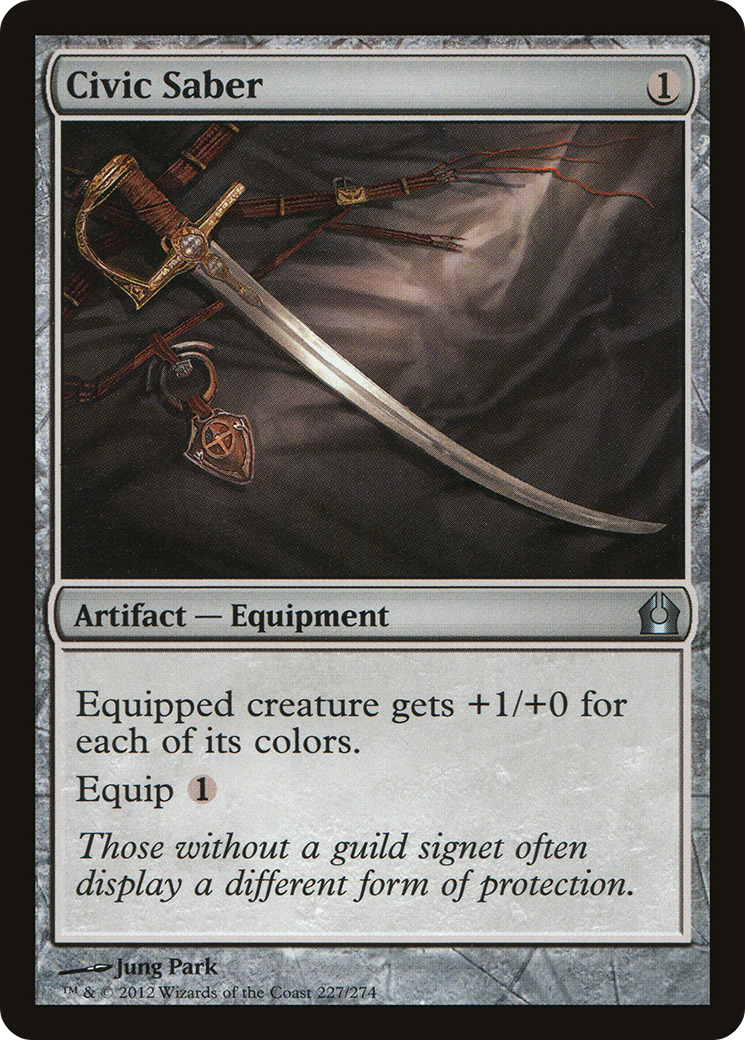 Return to Ravnica - (RTR-227) - Civic Saber