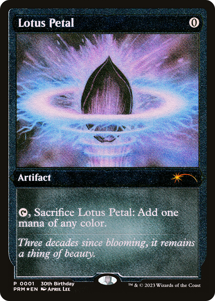 30th Anniversary Misc Promos - (UMP-001) - Lotus Petal (Foil Etched) Foil