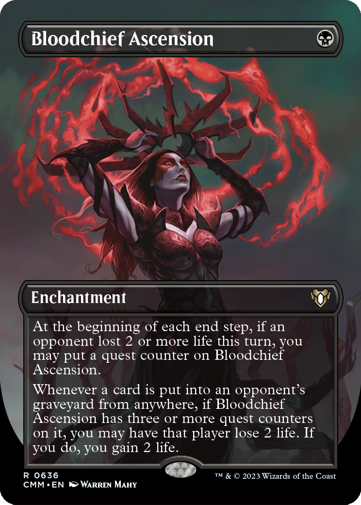 Commander Masters - (CMM-636) - Bloodchief Ascension (Borderless)