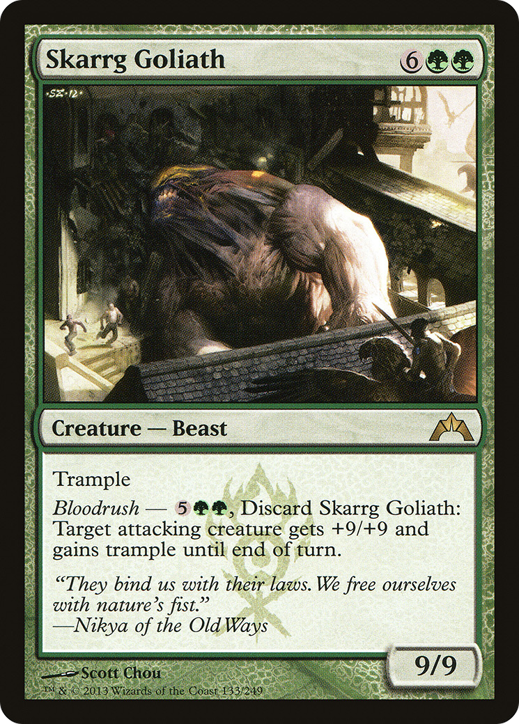 Gatecrash - (GTC-133) - Skarrg Goliath Foil