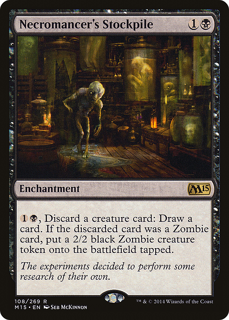 Magic 2015 - (M15-108) - Necromancer's Stockpile