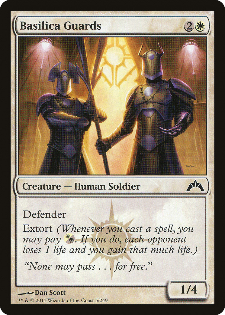 Gatecrash - (GTC-005) - Basilica Guards Foil
