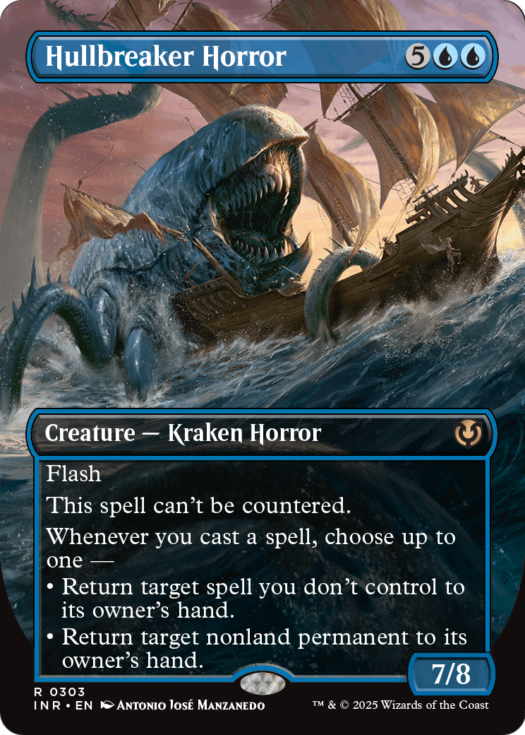 Innistrad Remastered - (INR-303) - Hullbreaker Horror (Borderless) Foil