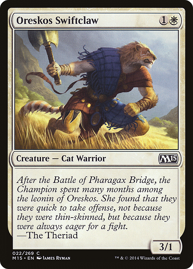 Magic 2015 - (M15-022) - Oreskos Swiftclaw Foil