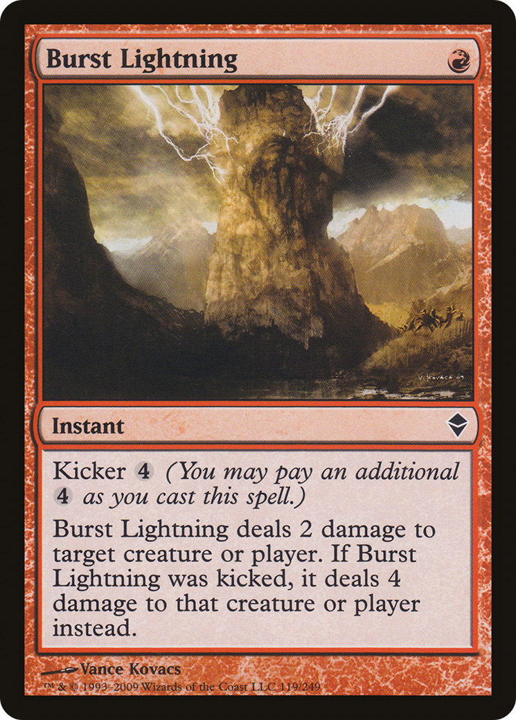 Zendikar - (ZEN-119) - Burst Lightning