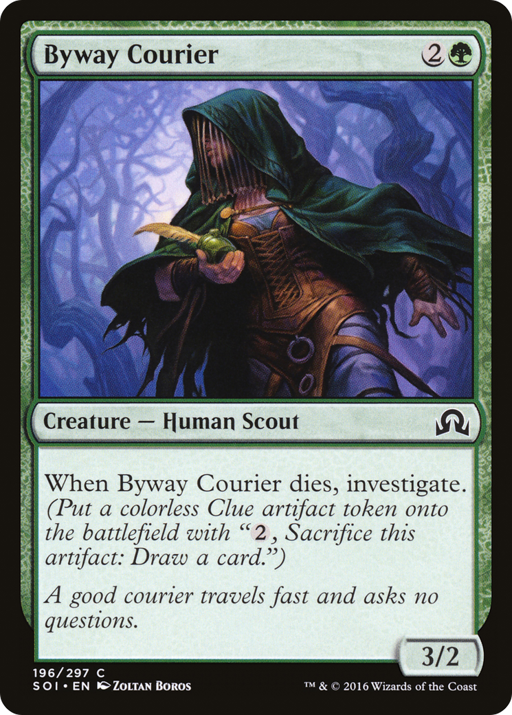 Shadows over Innistrad - (SOI-196) - Byway Courier Foil